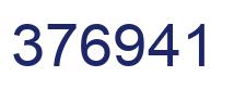 Number 376941 blue image