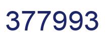 Número 377993 imagen azul