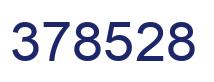 Número 378528 imagen azul