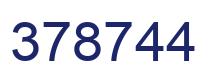Número 378744 imagen azul