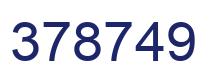 Número 378749 imagen azul