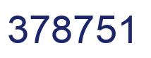 Número 378751 imagen azul