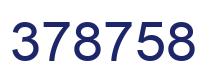Número 378758 imagen azul