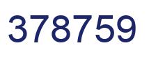 Número 378759 imagen azul