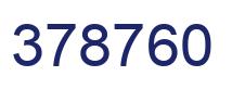 Número 378760 imagen azul