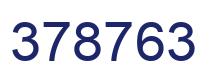 Número 378763 imagen azul