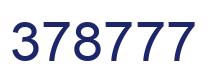 Número 378777 imagen azul