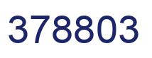 Number 378803 blue image