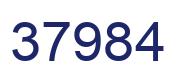 Número 37984 imagen azul
