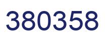 Número 380358 imagen azul