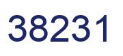 Número 38231 imagen azul