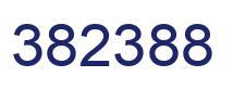 Number 382388 blue image