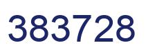 Number 383728 blue image