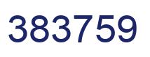 Número 383759 imagen azul