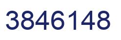 Number 3846148 blue image