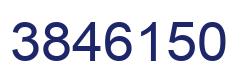 Number 3846150 blue image