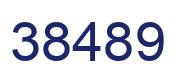 Número 38489 imagen azul