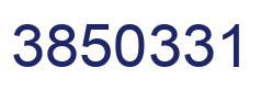 Number 3850331 blue image