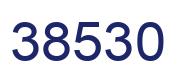 Número 38530 imagen azul