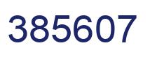 Number 385607 blue image