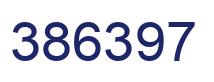 Number 386397 blue image