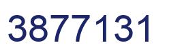 Number 3877131 blue image