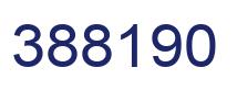 Número 388190 imagen azul