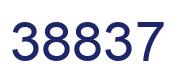 Número 38837 imagen azul