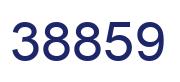 Número 38859 imagen azul