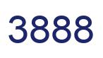 Number 3888 blue image