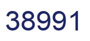 Number 38991 blue image