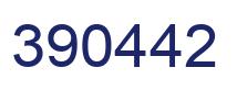 Number 390442 blue image