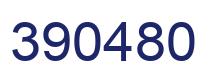 Number 390480 blue image