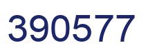 Number 390577 blue image