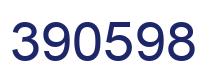 Number 390598 blue image
