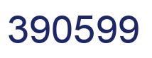 Number 390599 blue image