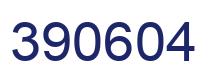 Number 390604 blue image