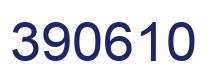 Number 390610 blue image