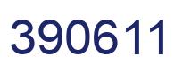 Number 390611 blue image