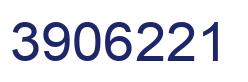 Number 3906221 blue image