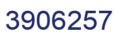 Number 3906257 blue image