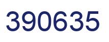 Number 390635 blue image