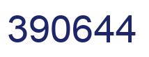 Number 390644 blue image