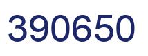 Number 390650 blue image