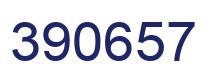 Number 390657 blue image