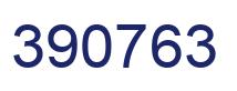Number 390763 blue image
