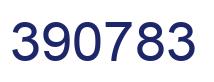 Number 390783 blue image