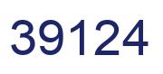 Número 39124 imagen azul