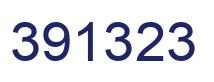 Number 391323 blue image