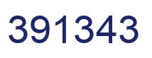 Number 391343 blue image